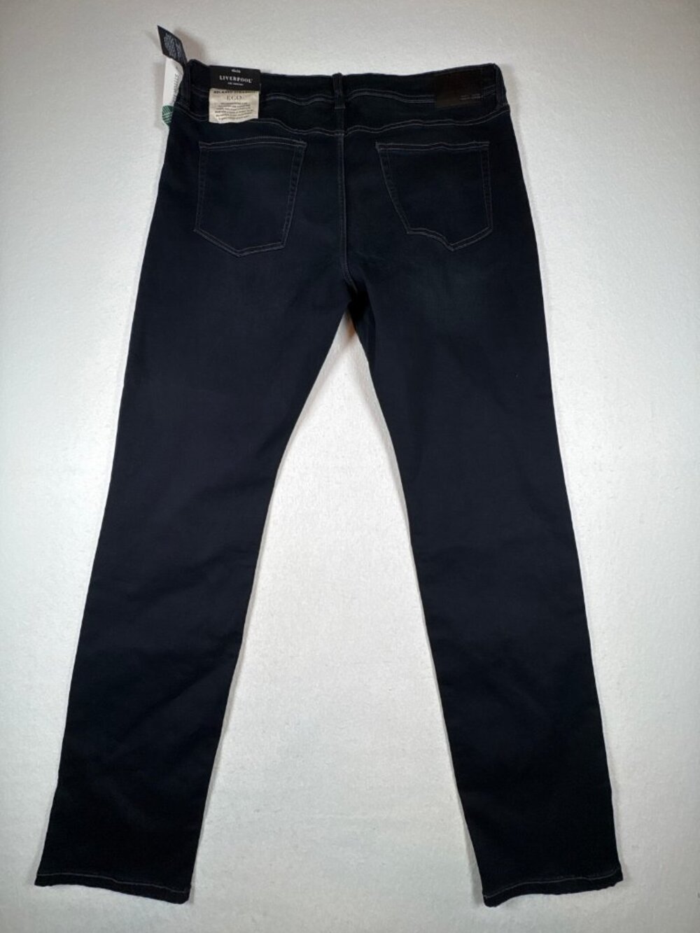 Liverpool Los Angeles Regent Jeans Men 40x36 Blue Denim Relaxed Fit Straight Leg - Picture 2 of 9